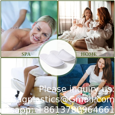 Chaussettes jetables, chaussettes SPA fermées, chaussettes antidérapantes, chaussettes conviviales, chaussettes pour invités, enveloppées individuellement