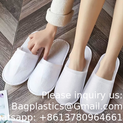 Chaussettes jetables, chaussettes SPA fermées, chaussettes antidérapantes, chaussettes conviviales, chaussettes pour invités, enveloppées individuellement