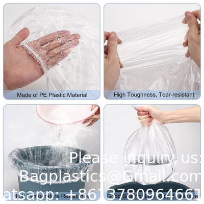 Couches de pédicure jetables, couches de spa à usage unique en plastique transparent, couches jetables pour les pieds, couches de baignoire pour les pieds