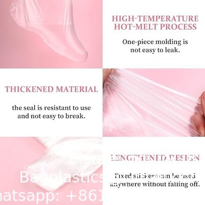 Biodégradables, durables, recyclés Mants jetables Bottes en plastique Chaussettes et gants Enveloppes pour les mains et les pieds cire chaude