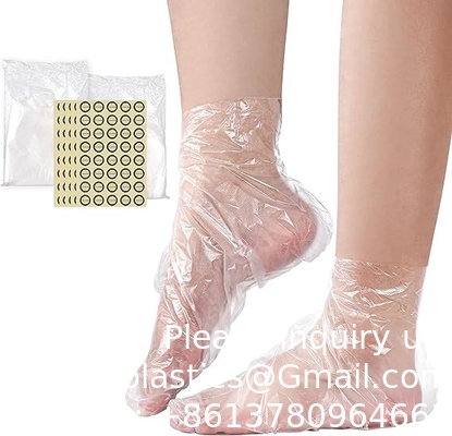 Biodégradables, durables, recyclés Mants jetables Bottes en plastique Chaussettes et gants Enveloppes pour les mains et les pieds cire chaude