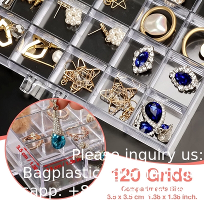Organiseur de bijoux transparent, boîte de bijoux durable avec 5 tiroirs, boîte d'organisation de bijoux, organiseur de bijoux d'oreille