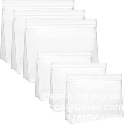 Sacs de toilettes, maquillage de voyage en plastique doux Sacs cosmétiques, fermeture à fermeture à glissière, sac portable étanche