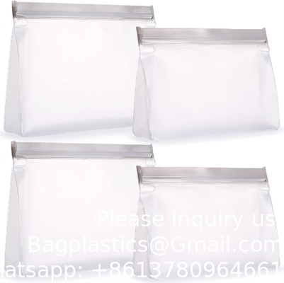 Sacs de toilettes, maquillage de voyage en plastique doux Sacs cosmétiques, fermeture à fermeture à glissière, sac portable étanche
