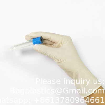 Gants en latex de couleur de peau Gants d'examen en poudre jetables pour usage domestique en salle blanche en gros