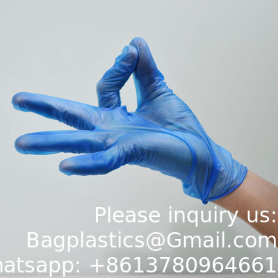 Gants d'examen en vinyle jetables en gros Gants de vinyle sans poudre pour les services alimentaires Gants en PVC pour le nettoyage