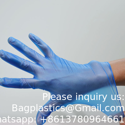 Gants d'examen en vinyle jetables en gros Gants de vinyle sans poudre pour les services alimentaires Gants en PVC pour le nettoyage