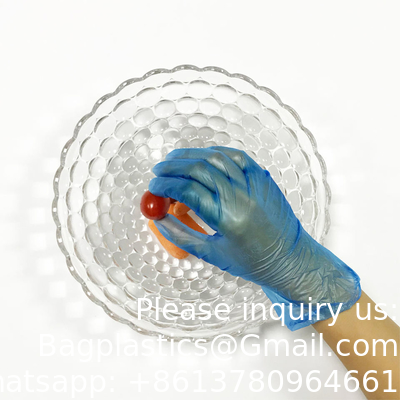 Gants d'examen en vinyle jetables en gros Gants de vinyle sans poudre pour les services alimentaires Gants en PVC pour le nettoyage