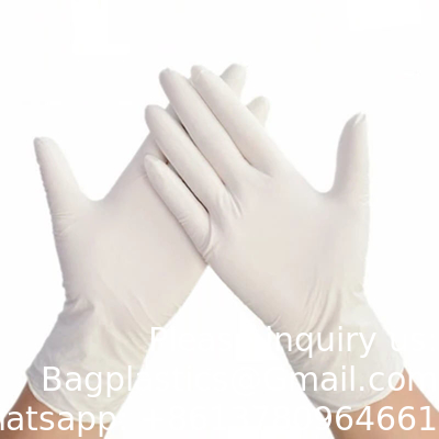 Gants sans poudre de taille moyenne 3,5 g 4,5 g 5,5 g 6,5 g Gants en latex en gros à usage unique Fabricants