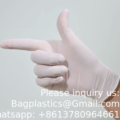 Gants sans poudre de taille moyenne 3,5 g 4,5 g 5,5 g 6,5 g Gants en latex en gros à usage unique Fabricants