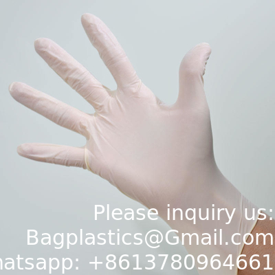 Gants sans poudre de taille moyenne 3,5 g 4,5 g 5,5 g 6,5 g Gants en latex en gros à usage unique Fabricants