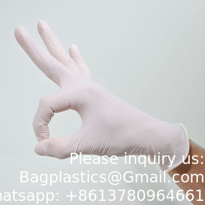 Gants sans poudre de taille moyenne 3,5 g 4,5 g 5,5 g 6,5 g Gants en latex en gros à usage unique Fabricants