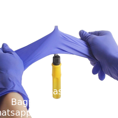 Gants à nitrile forts anti-coupe Gants à nitrile sans poudre à usage industriel jetable Gants à nitrile jetable