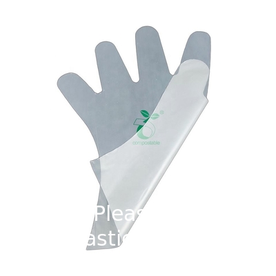 Gants 100% compostables, gants à base de maïs, gants jetables pour les services alimentaires, gants de cuisine pour la préparation des aliments, écologiques