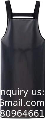 Tablier de boucher en TPU imperméable à l'huile de haute qualité avec sangle réglable Tablier de boucher unisexe pour pique-nique