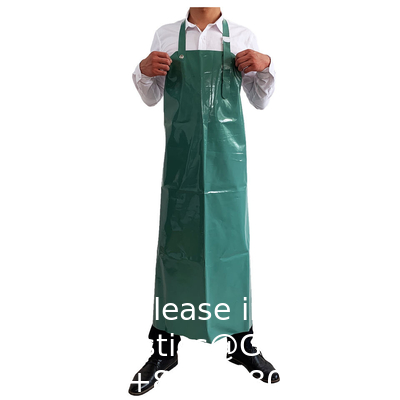 Tablier de boucher en TPU imperméable à l'huile de haute qualité avec sangle réglable Tablier de boucher unisexe pour pique-nique