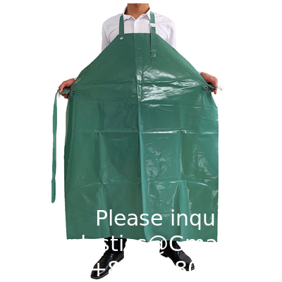 Tablier de boucher en TPU imperméable à l'huile de haute qualité avec sangle réglable Tablier de boucher unisexe pour pique-nique