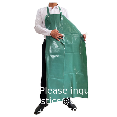 Tablier de boucher en TPU imperméable à l'huile de haute qualité avec sangle réglable Tablier de boucher unisexe pour pique-nique