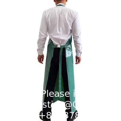 Tablier de boucher en TPU imperméable à l'huile de haute qualité avec sangle réglable Tablier de boucher unisexe pour pique-nique