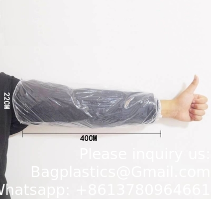 Couvercle à manches Protecteur PE Plastique Manche supérieure Prix de gros Disposable imperméable à l'eau Couvercle à bras de machine 10000 Paires