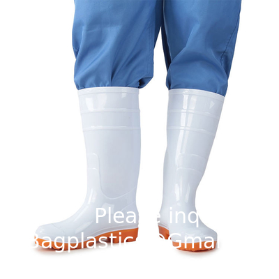 Bottes de travail en extérieur antidérapantes en caoutchouc talons hauts Standard Logo personnalisé étanche Hommes Femmes Bottes de pluie en PVC Bottes de pêcheur