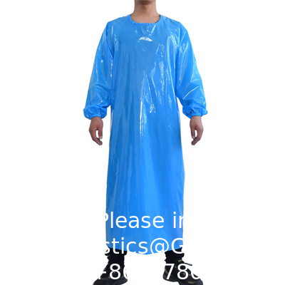 Pour les produits alimentaires de qualité TPU à manches longues, imperméable à l'eau et à l'huile