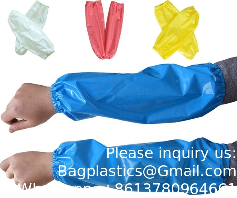 Manches longues, manches courtes, manches de travail, TPU/PVC à l'épreuve de l'eau, anti-encrassement, anti-huile