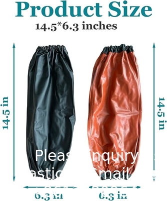 Couvertures à manches en PVC, protecteur à manches imperméables à l'eau, protecteur à manches imperméables à l'huile, couvertures à manches avec manches élastiques