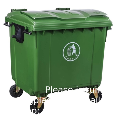 Poubelle à roulettes poubelle à ordures 25L/70L/100L/120L/240L/360L/660L/1100L pédale de pied en plastique poubelle poubelle poubelle poubelle