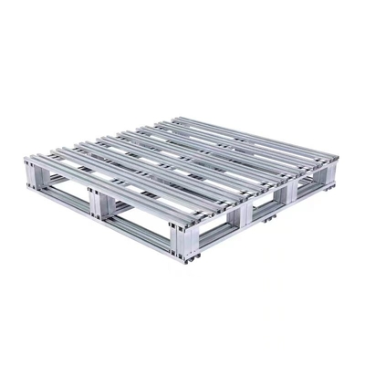 Palette d'acier finie galvanisée, capacité statique uniforme de plancher 8000 lb, capacité dynamique uniforme de fourchette 4000 lb