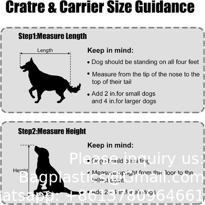 Cage de chien en acier inoxydable haute anxiété indestructible et échapper à l'épreuve du chien