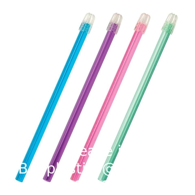 Vente en gros de conseils d'aspiration colorés et clairs Aspirateur tube éjecteurs de salive dentaire jetables pliables