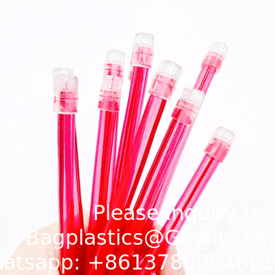 Vente en gros de conseils d'aspiration colorés et clairs Aspirateur tube éjecteurs de salive dentaire jetables pliables