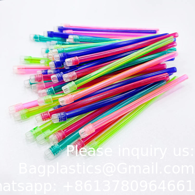 Vente en gros de conseils d'aspiration colorés et clairs Aspirateur tube éjecteurs de salive dentaire jetables pliables