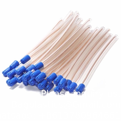 Éjecteurs de salive de haute qualité Évacuation colorée transparente Conseils de suction chirurgicale Éjecteur de salive dentaire jetable