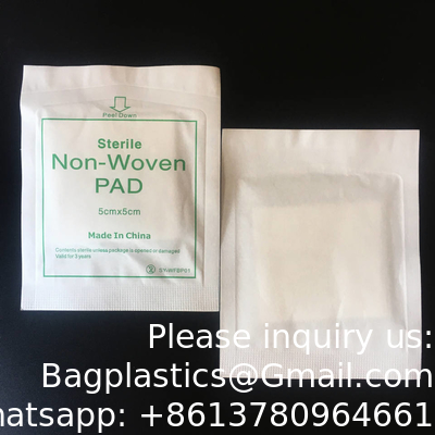 Fabricant Prix bon marché Compresse médicale à usage unique Alcool Préparation de plaie Pad non tissé Gauze Pads stériles