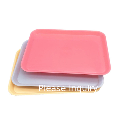 Plateaux plats en plastique dentaire autoclavable Plateau d'outils 340x240 mm Plateau d'outils en plastique de haute qualité