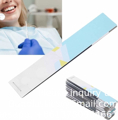 Dentiste Papier articulateur Bandes bleues Produits de laboratoire dentaire Forme droite Papier articulateur dentaire