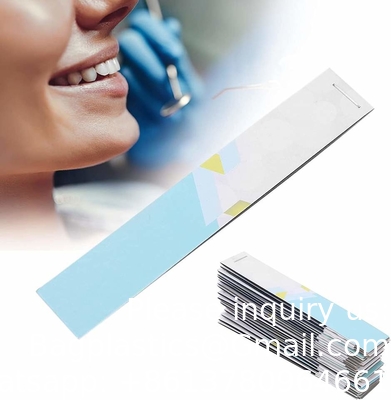 Dentiste Papier articulateur Bandes bleues Produits de laboratoire dentaire Forme droite Papier articulateur dentaire