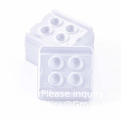 Matériaux dentaires puits de mélange 2/4 puits plateaux de mélange jetables en plastique écologique puits de mélange dentaire