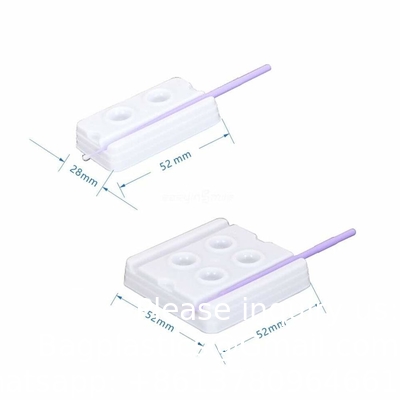 Matériaux dentaires puits de mélange 2/4 puits plateaux de mélange jetables en plastique écologique puits de mélange dentaire