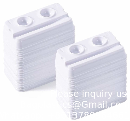 Matériaux dentaires puits de mélange 2/4 puits plateaux de mélange jetables en plastique écologique puits de mélange dentaire