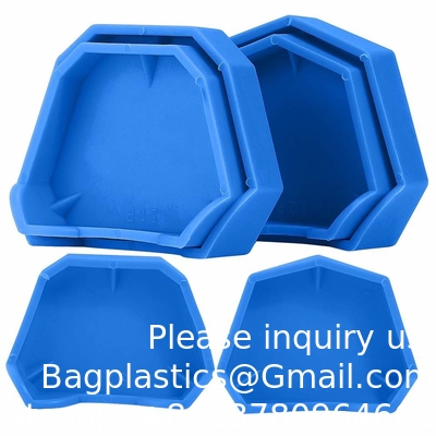 Laboratoire dentaire en silicone utilisant une base de modèle, des plateaux d'impression anciens, des moules de base, des traitements oraux, des laboratoires dentaires, divers plateaux