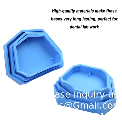 Laboratoire dentaire en silicone utilisant une base de modèle, des plateaux d'impression anciens, des moules de base, des traitements oraux, des laboratoires dentaires, divers plateaux