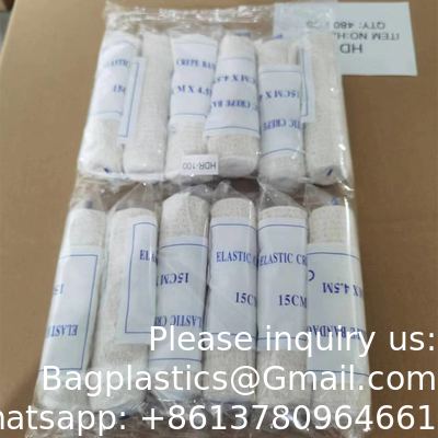 Les premiers secours Bandage de haute qualité épaisse gaze chirurgicale stérile cohésive crêpe élastique gaze médicale rouleau