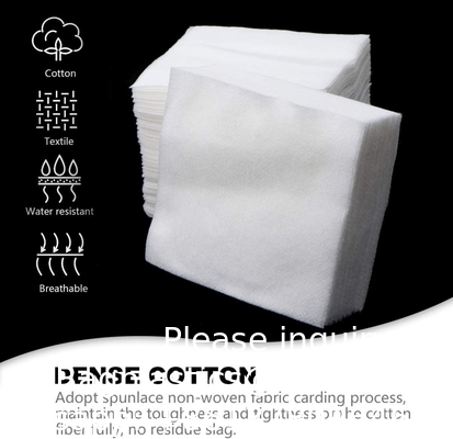 4x4 8x8 16x16 24x24 Esponges carrées de gaze non tissée Essuie-glaces esthétiques Carrées de coton remplies Esponges non tissées