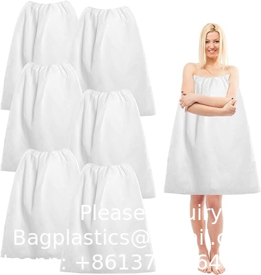 Kimono non tissé jetable Japon Hommes Femmes Vêtements Matériau PP Blanc Robe Noire Uniforme de coiffure pour le massage Nylon