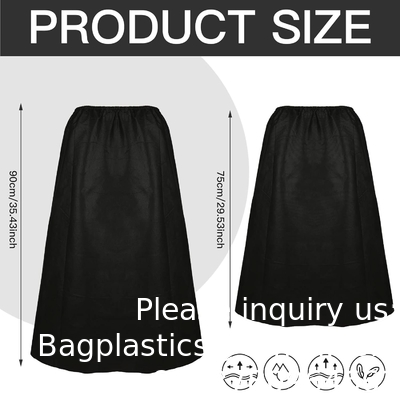 Robe de massage en PP, robe de bain jetable, robe de bain sans bretelles pour le sauna de beauté.