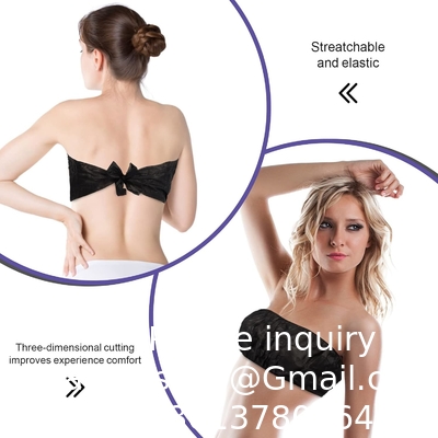 Soutiens-gorge jetable sans bretelles sous-vêtements enveloppés individuellement taille générale pour salon de beauté, SPA, bronzage par spray