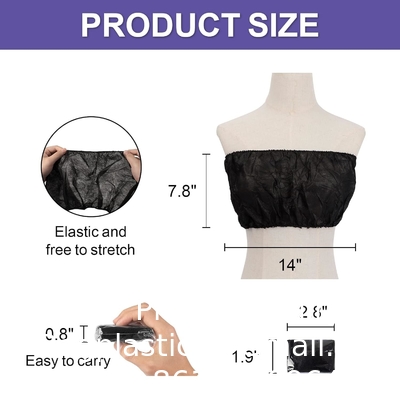 Soutiens-gorge jetable sans bretelles sous-vêtements enveloppés individuellement taille générale pour salon de beauté, SPA, bronzage par spray